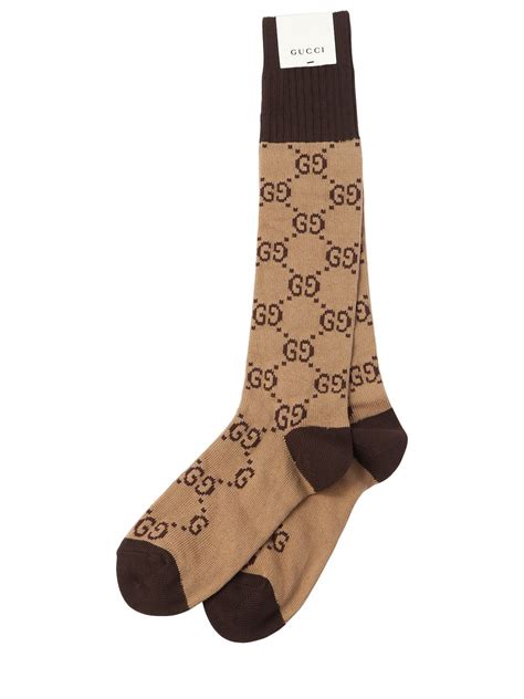 gucci beige gg socks|gucci socks price.